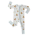 The Little Blue Bear Zippy Bamboo Pajamas