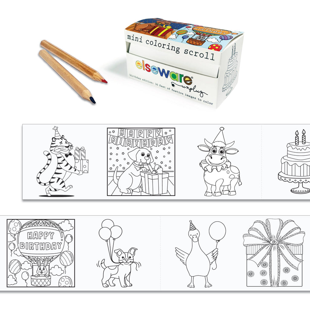 Mini Coloring Scrolls - 12ct (multiple themes)