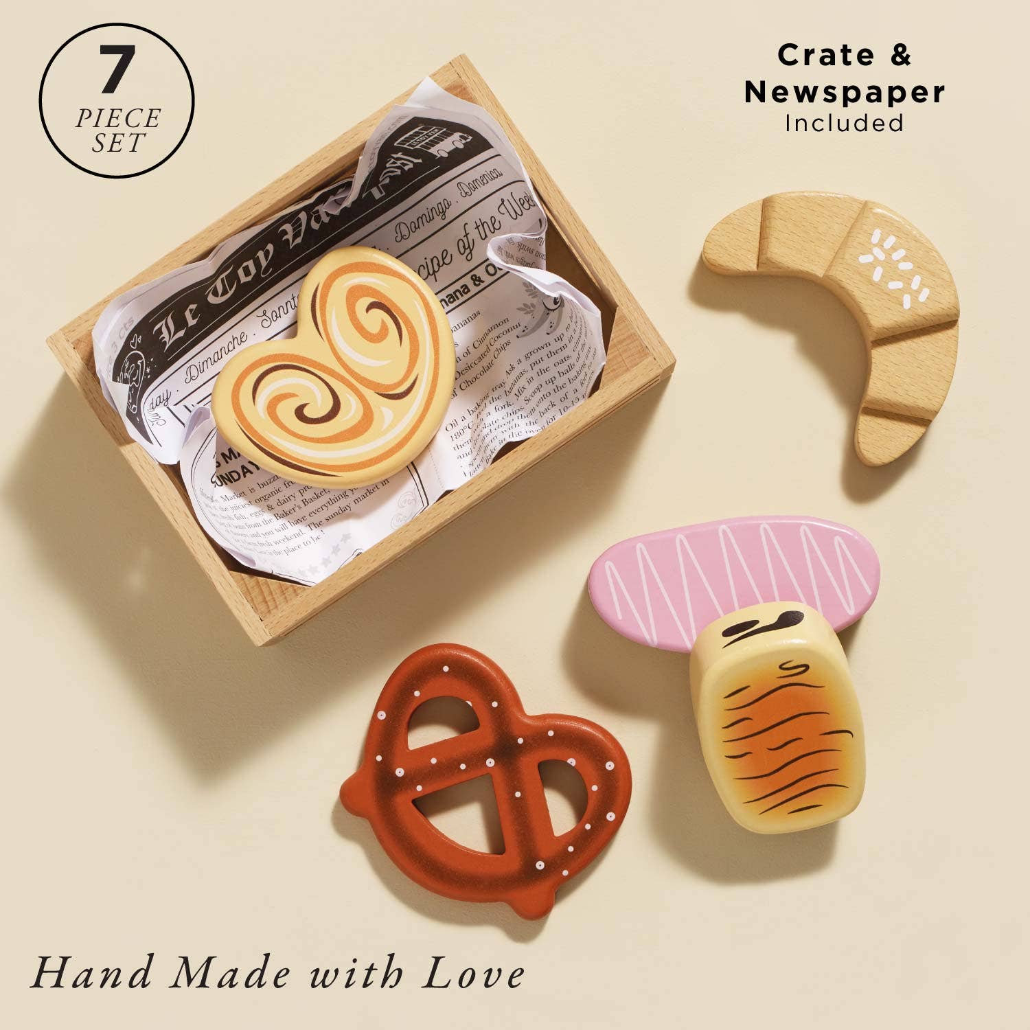 Bakery & Patisserie Wooden Market Crate