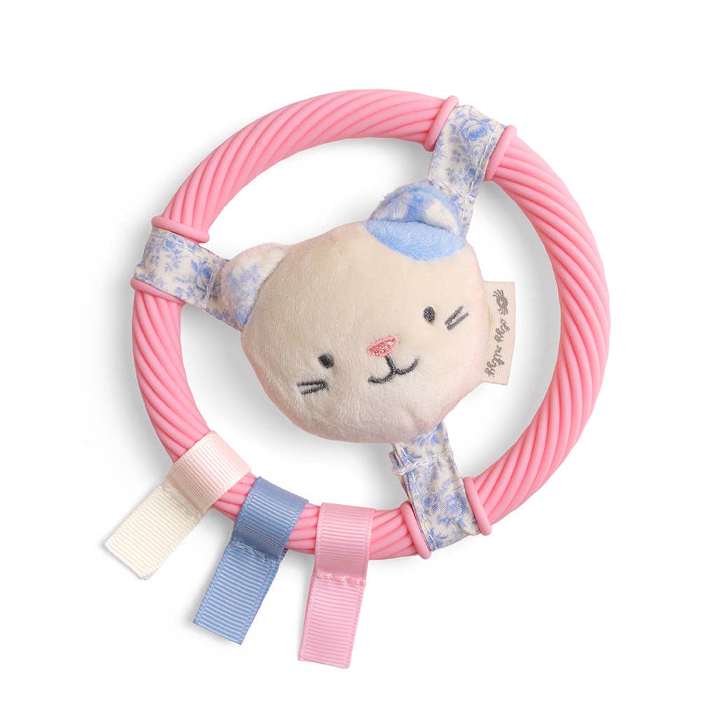 Teething Ring with Plush Character