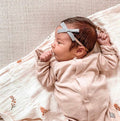 24 Hour Convertible Sleeper Baby Gown - Rose