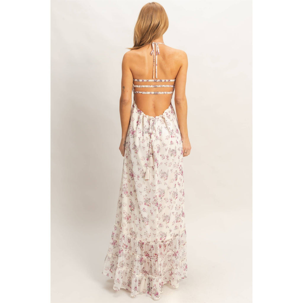 Smocked Floral Maxi Dress