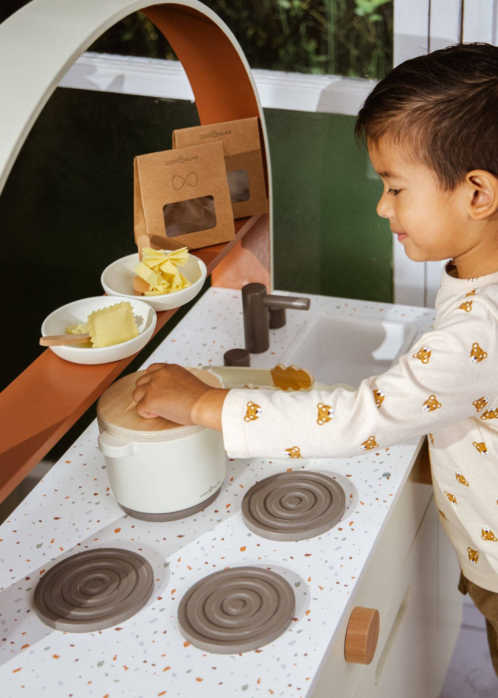 Wooden Pasta Playset