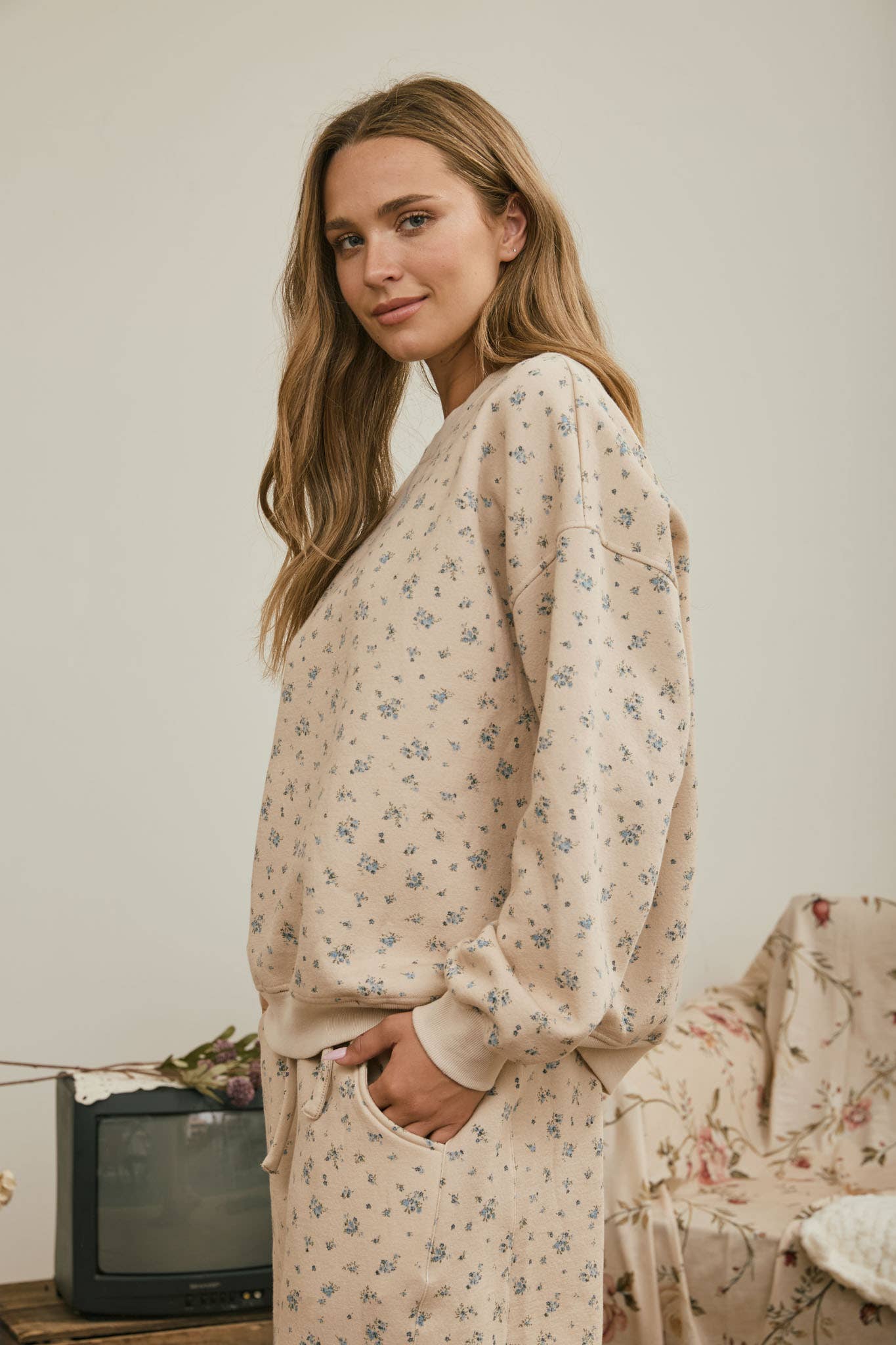DITSY FLORAL SWEAT SET
