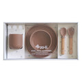 Silicone toddler feeding set
