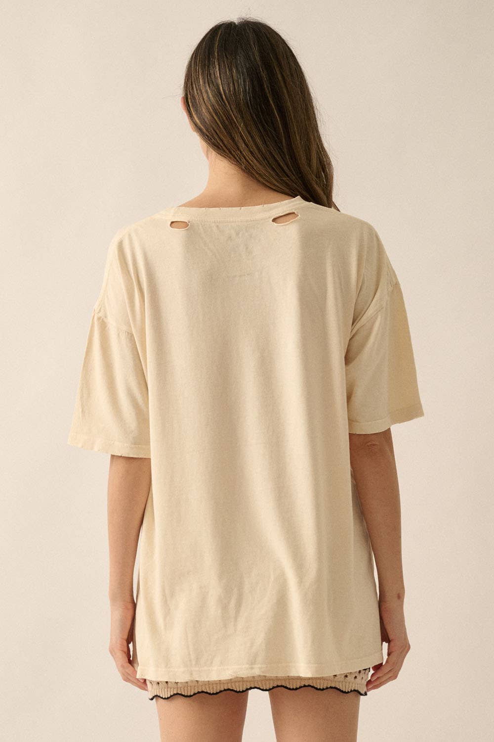 Yall Cowboy Distressed Vintage-Wash Western Graphic Tee