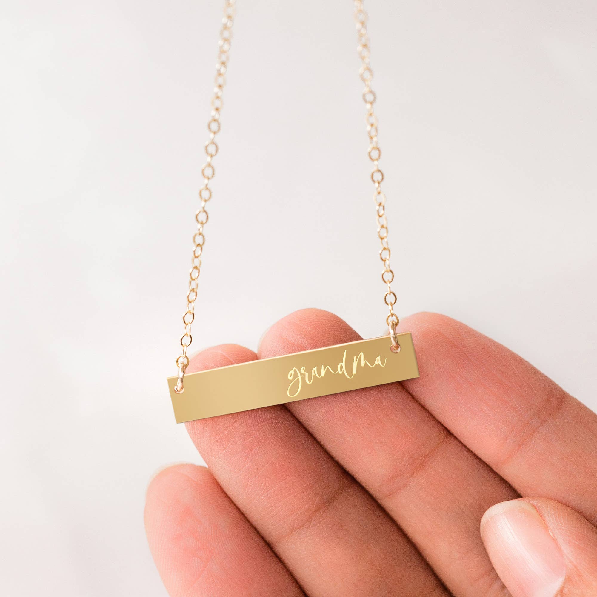 Grandma Bar Necklace