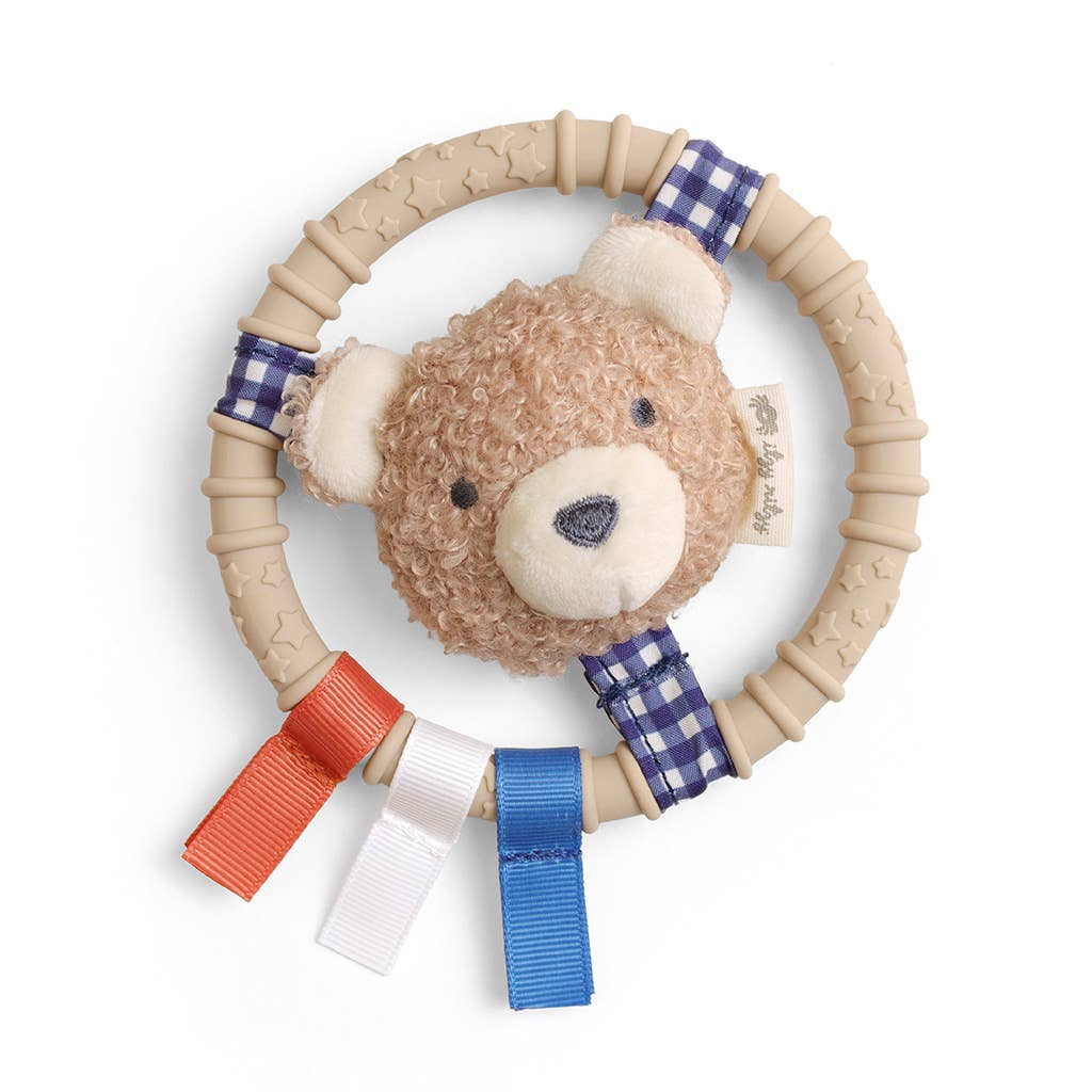 Teething Ring with Plush Character