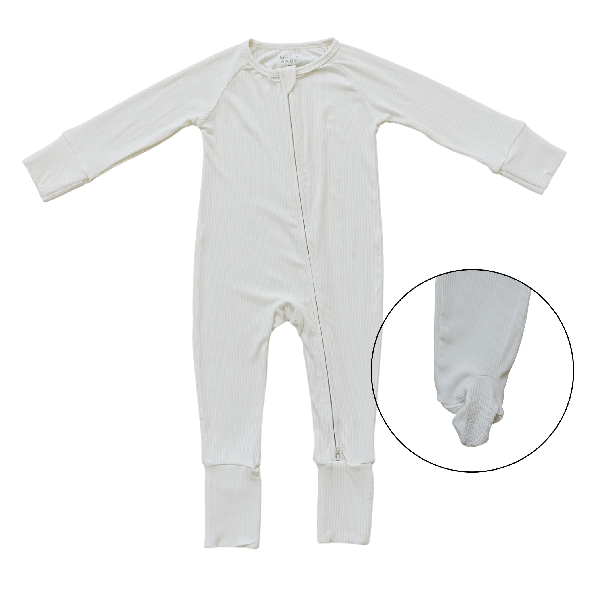 Ribbed Bamboo Zipper