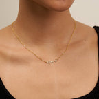 24K Gold Mommy Pendant Necklace