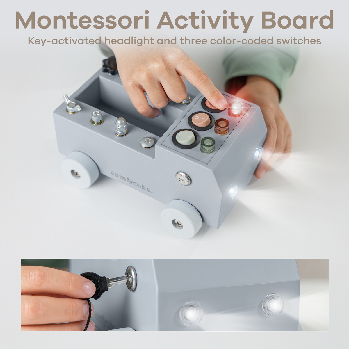 Busy Board Truck Toy (multiple colors)
