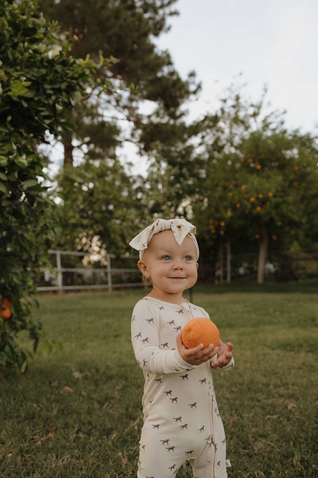 Bamboo Zip Pajamas | Wild Horses