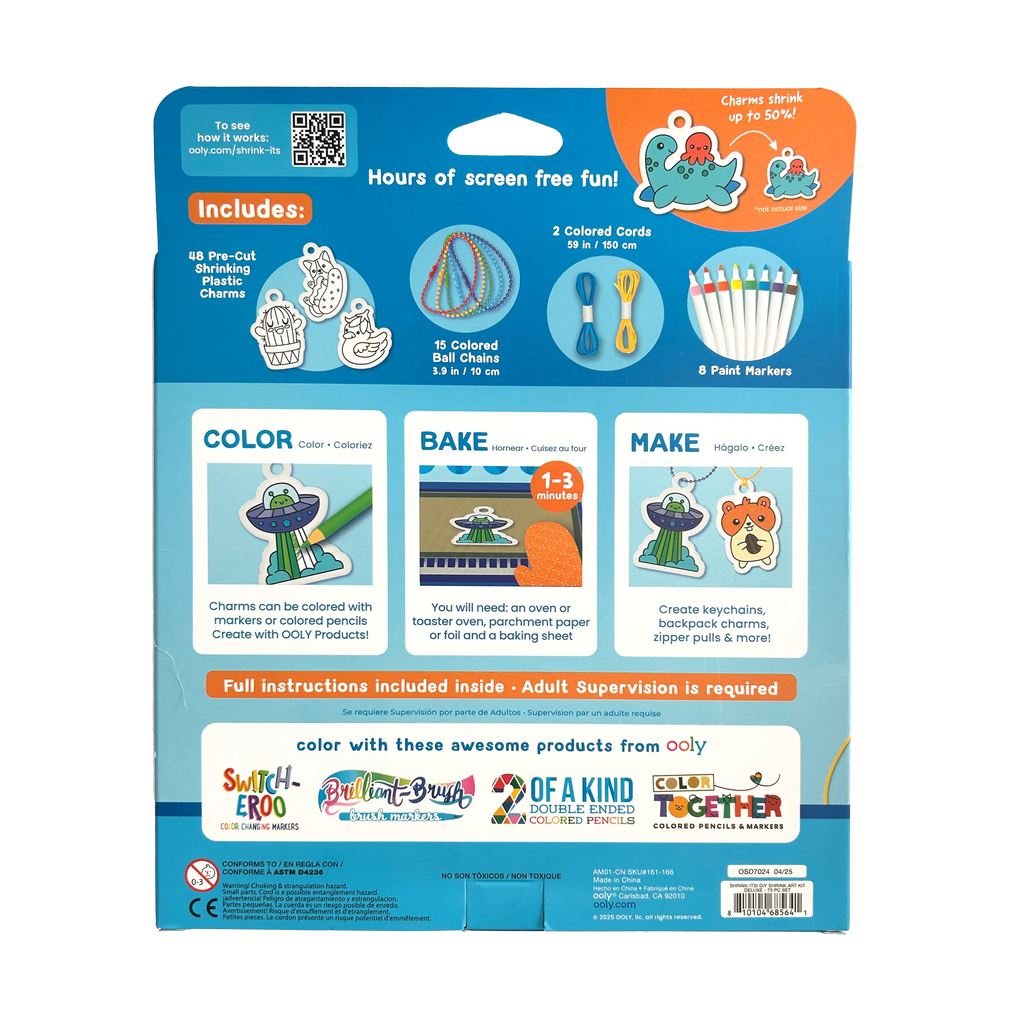Shrink-Its: D.I.Y. Shrink Art Kit - Deluxe (73 PC Set)