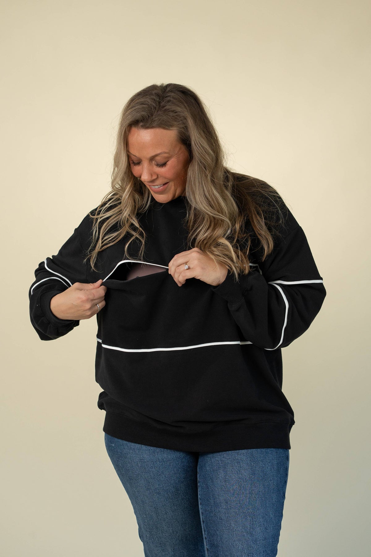 The Piped Sweatshirt