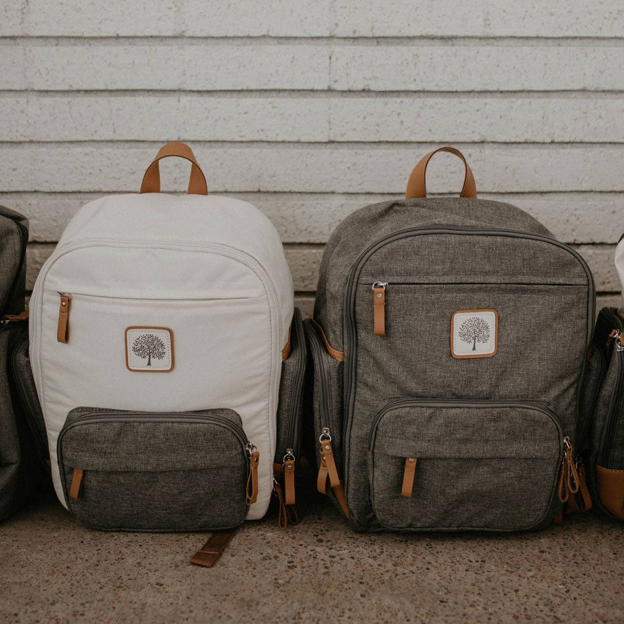 Birch Bag Mini - Diaper Backpack in Gray