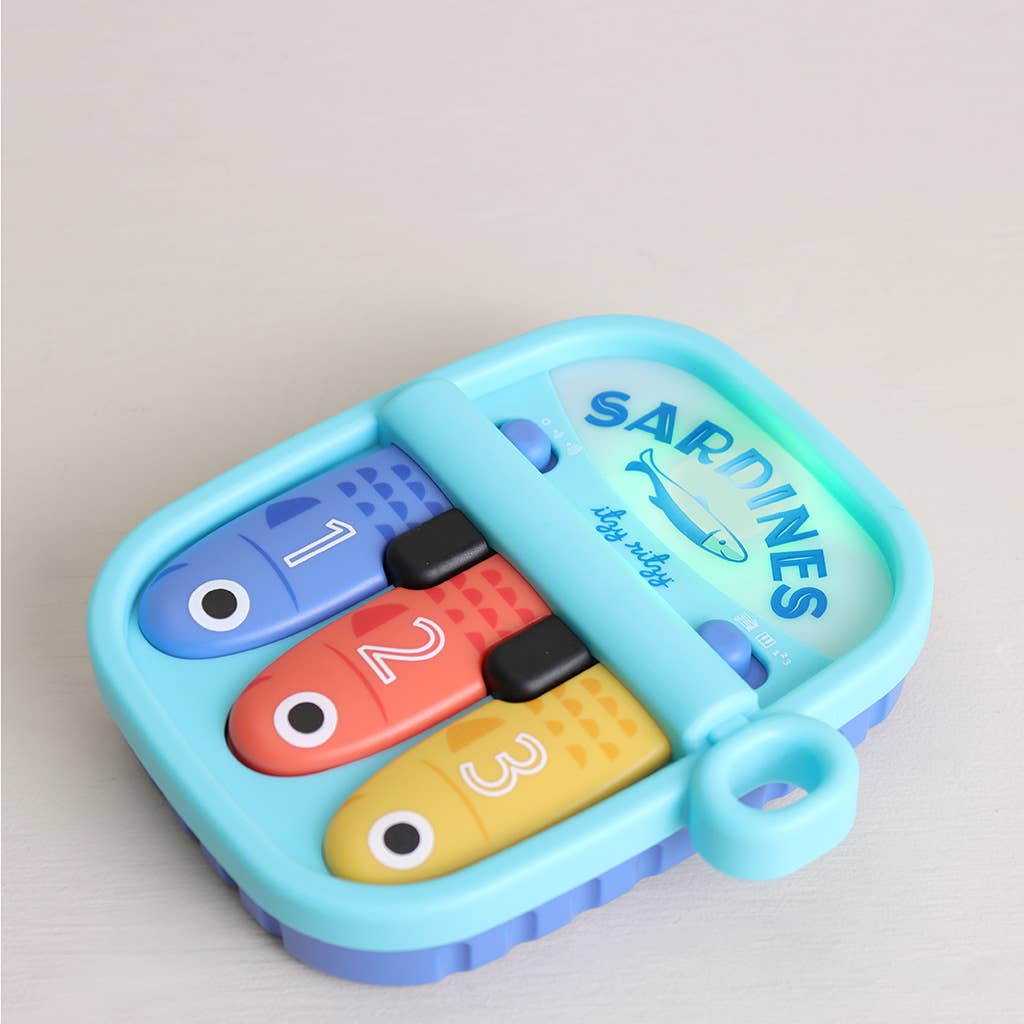 Bitzy Tunes Sardines - Light-up Interactive Piano Toy