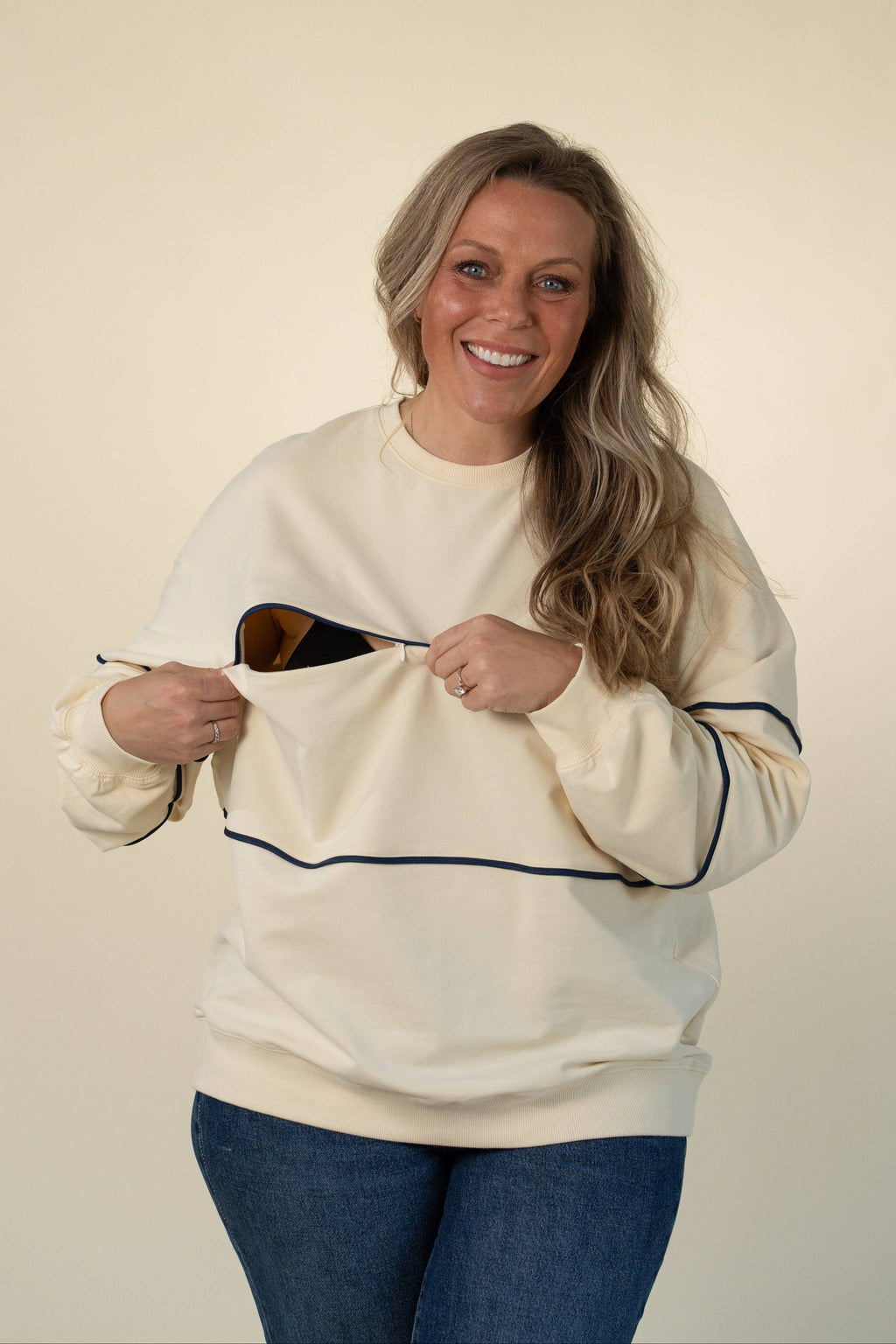 The Piped Sweatshirt
