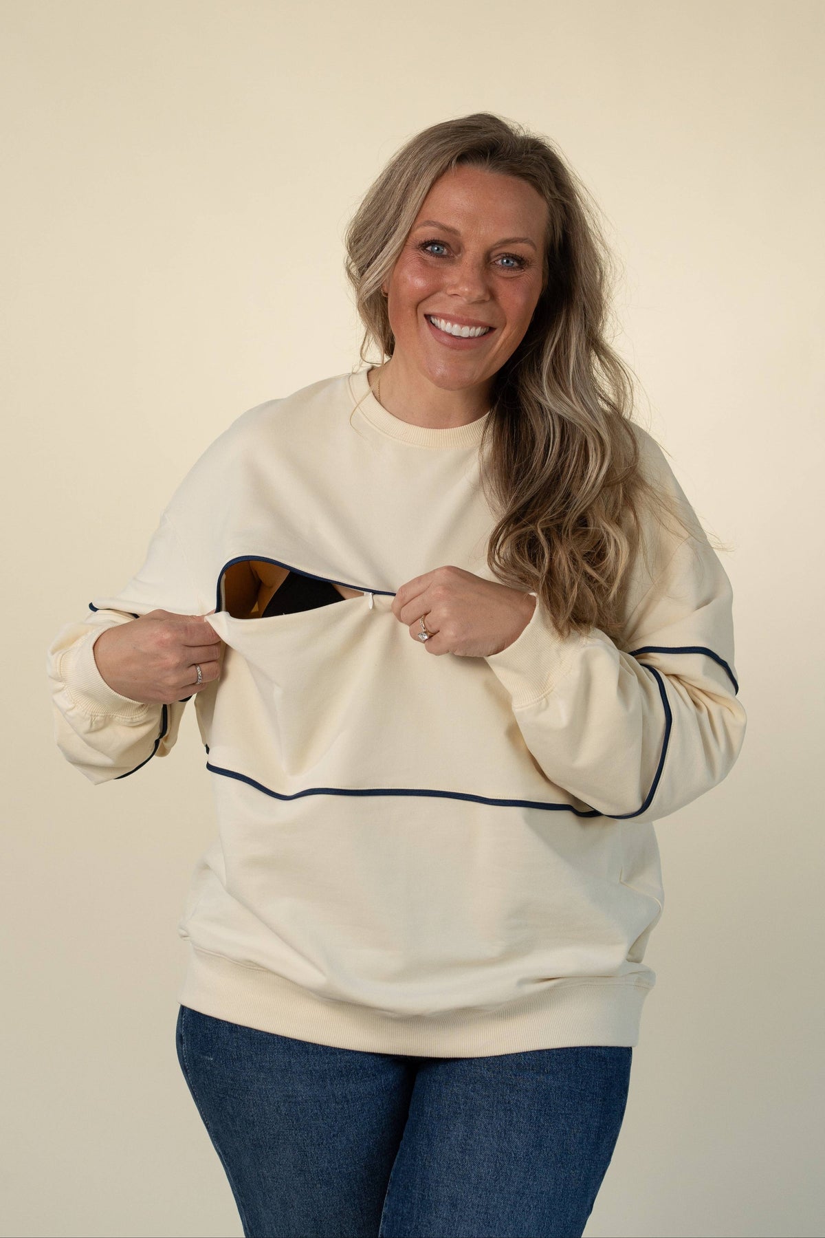 The Piped Sweatshirt