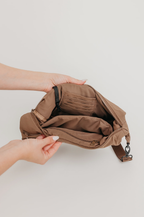 Mocha Crescent Bag