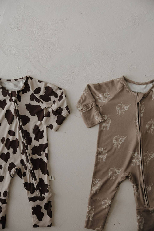 Bamboo Zip Pajamas | Moo!