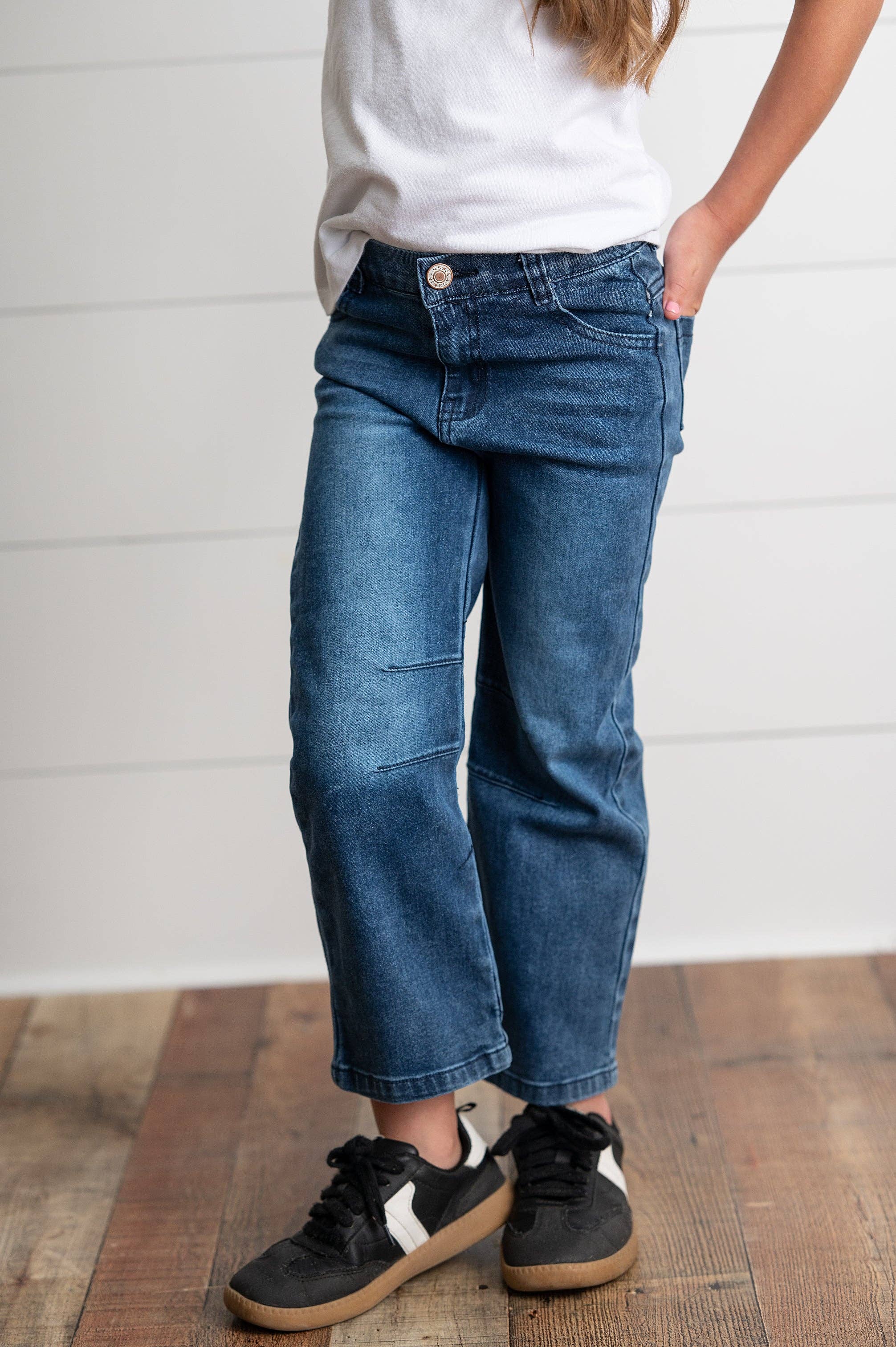 Medium Wash Horse Shoe Jeans