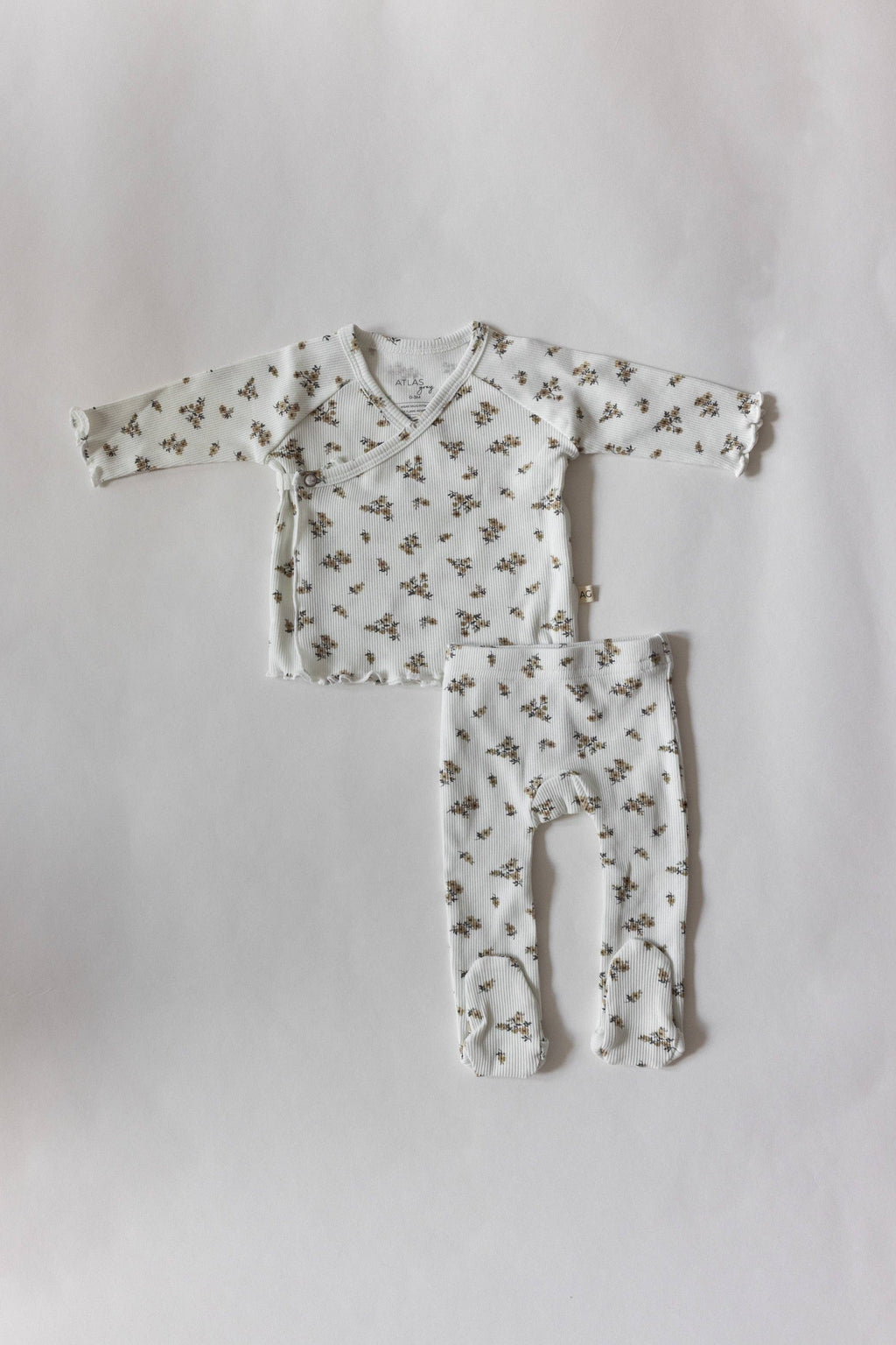 Organic Kimono Ribbed Set