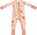 Convertible Two-Way Ruffled Zipper One Piece | Coral Floral