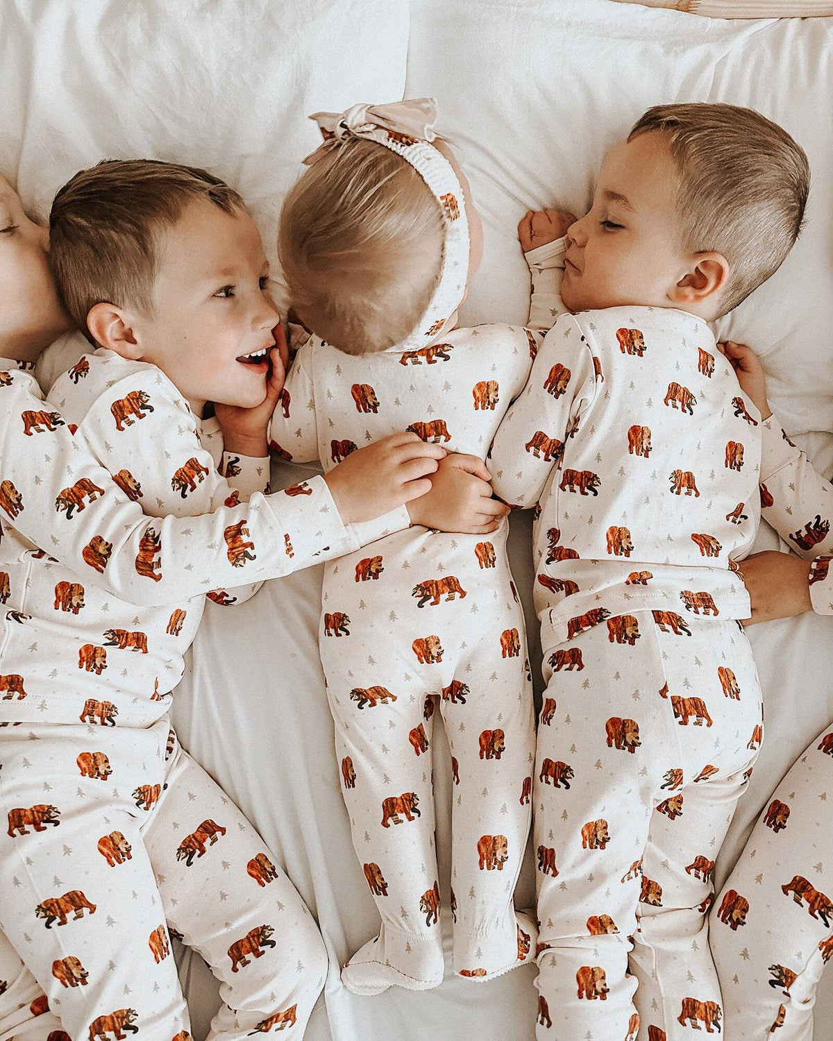 Brown Bear | Organic Zipper Footie