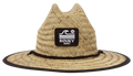Kids Straw Sun Hat Barney Patrol (Retro)