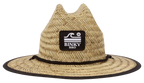 Kids Straw Sun Hat Barney Patrol (Retro)