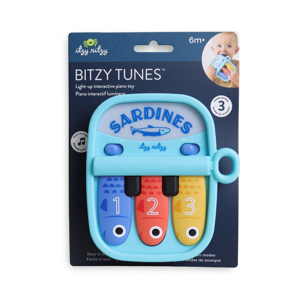 Bitzy Tunes Sardines - Light-up Interactive Piano Toy