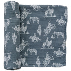 Muslin Swaddle Blanket (multiple colors)