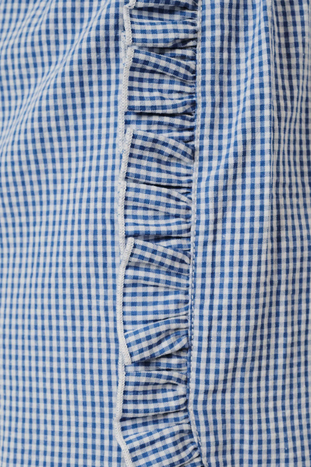 RUFFLE GINGHAM DOLPHIN SHORTS (multiple colors)