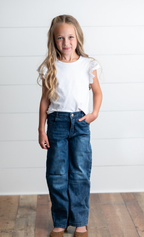 Medium Wash Horse Shoe Jeans