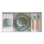 Silicone toddler feeding set