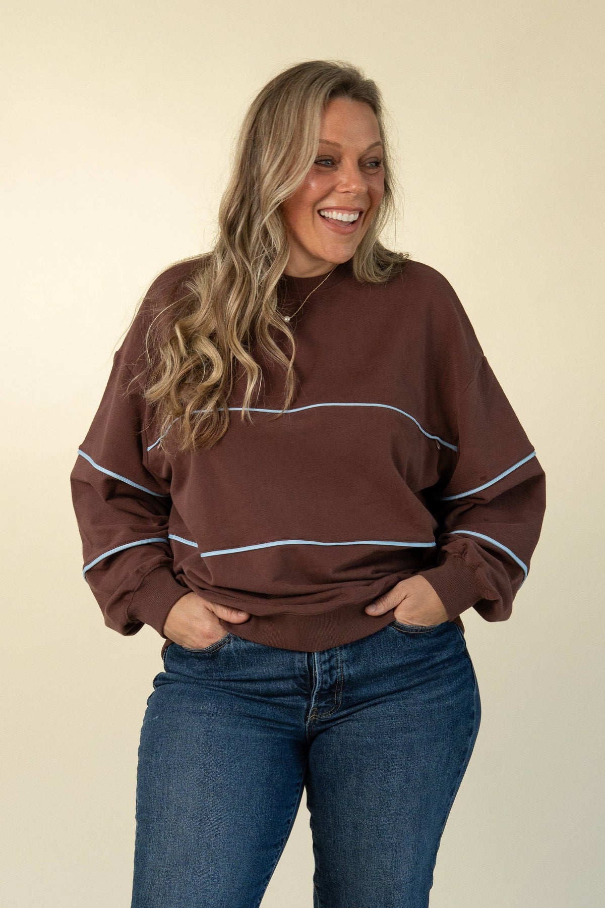 The Piped Sweatshirt