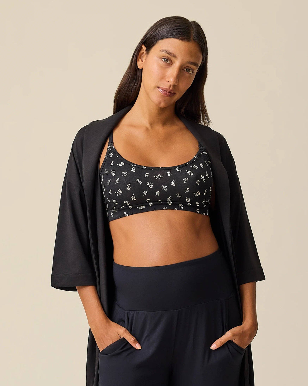Fall Colors: French Terry Maternity & Nursing Bralette