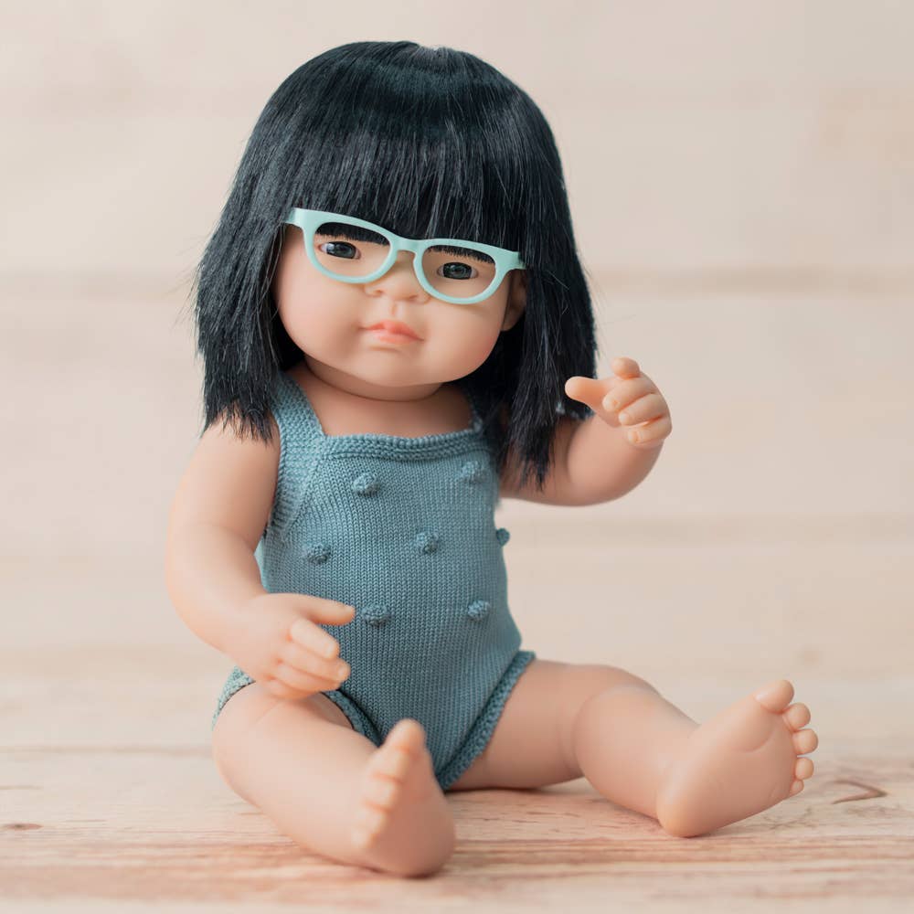 Colourful Doll Asian Girl Glasses