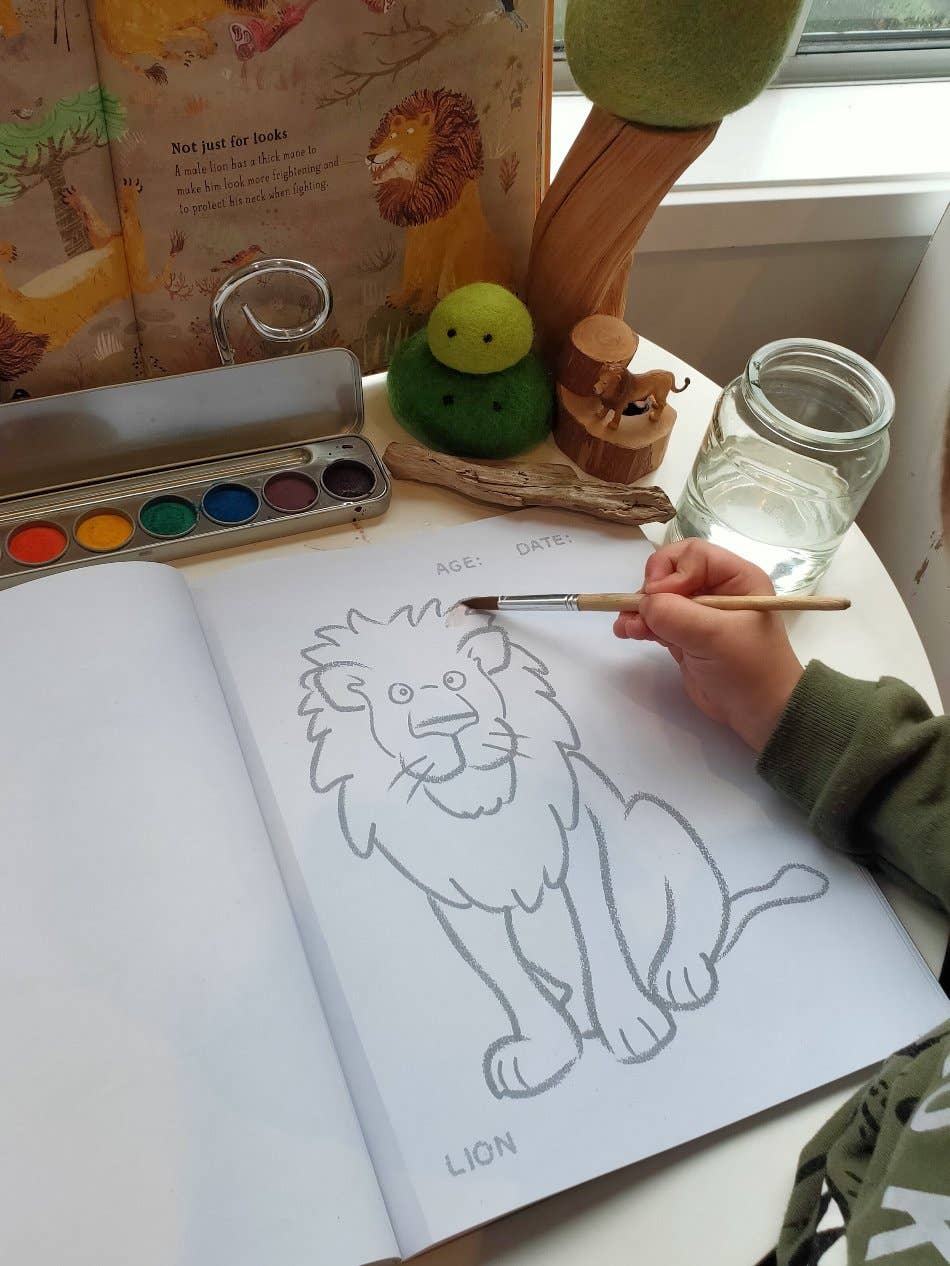 Toddlers First Coloring Book