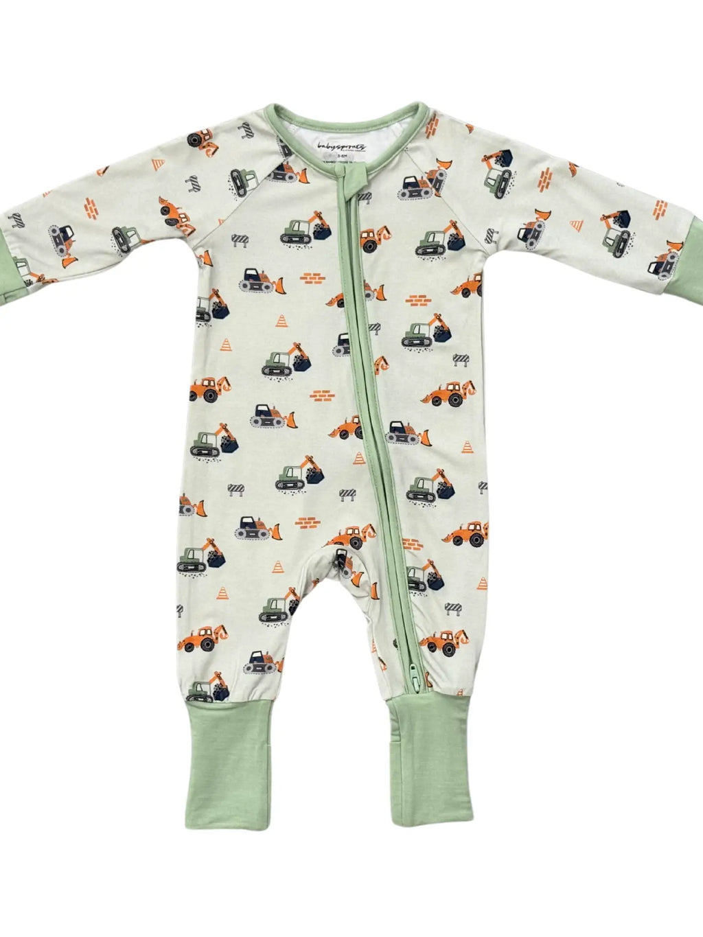 Babysprouts Long Sleeve Zip Romper - Multiple styles