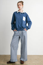 Gingham Ruffle pants