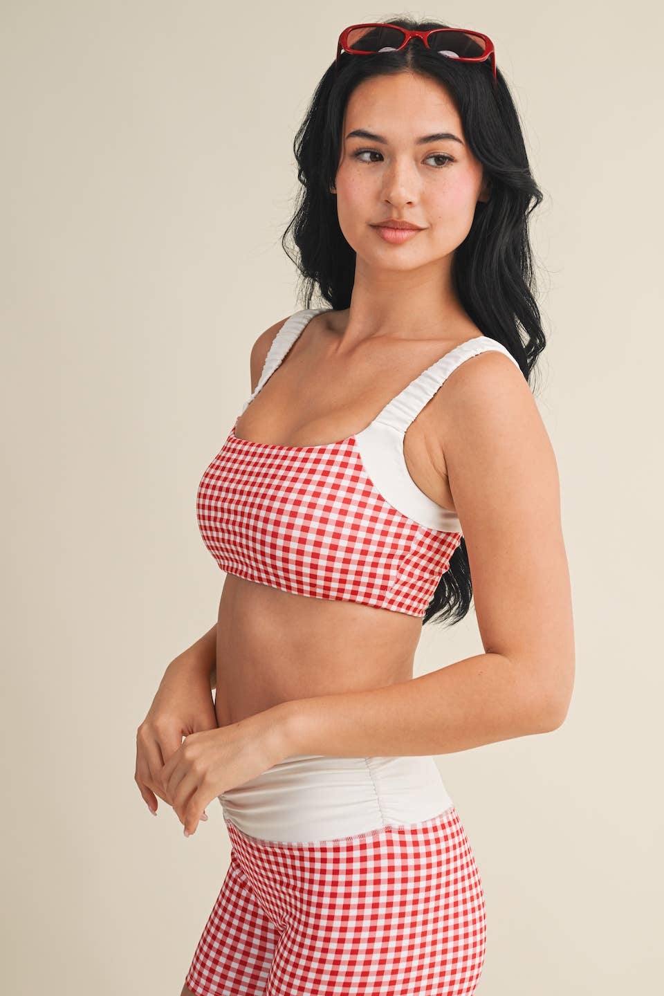 Gingham Print WorkOut Set