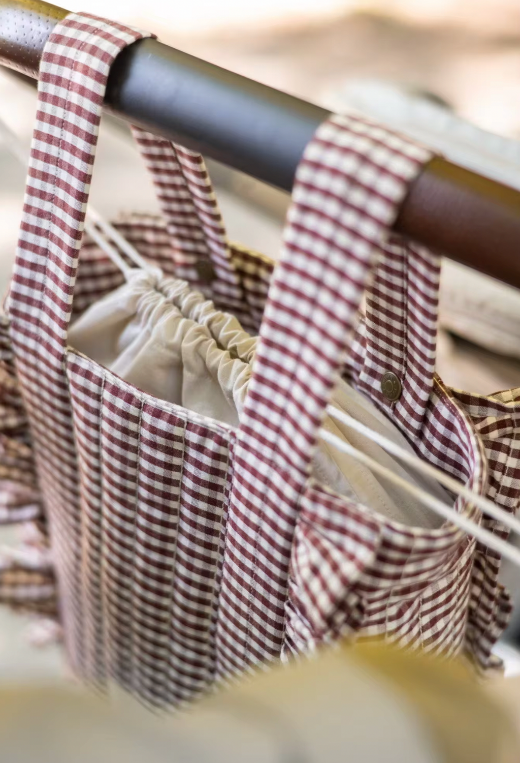 The Gingham Stroller Bag