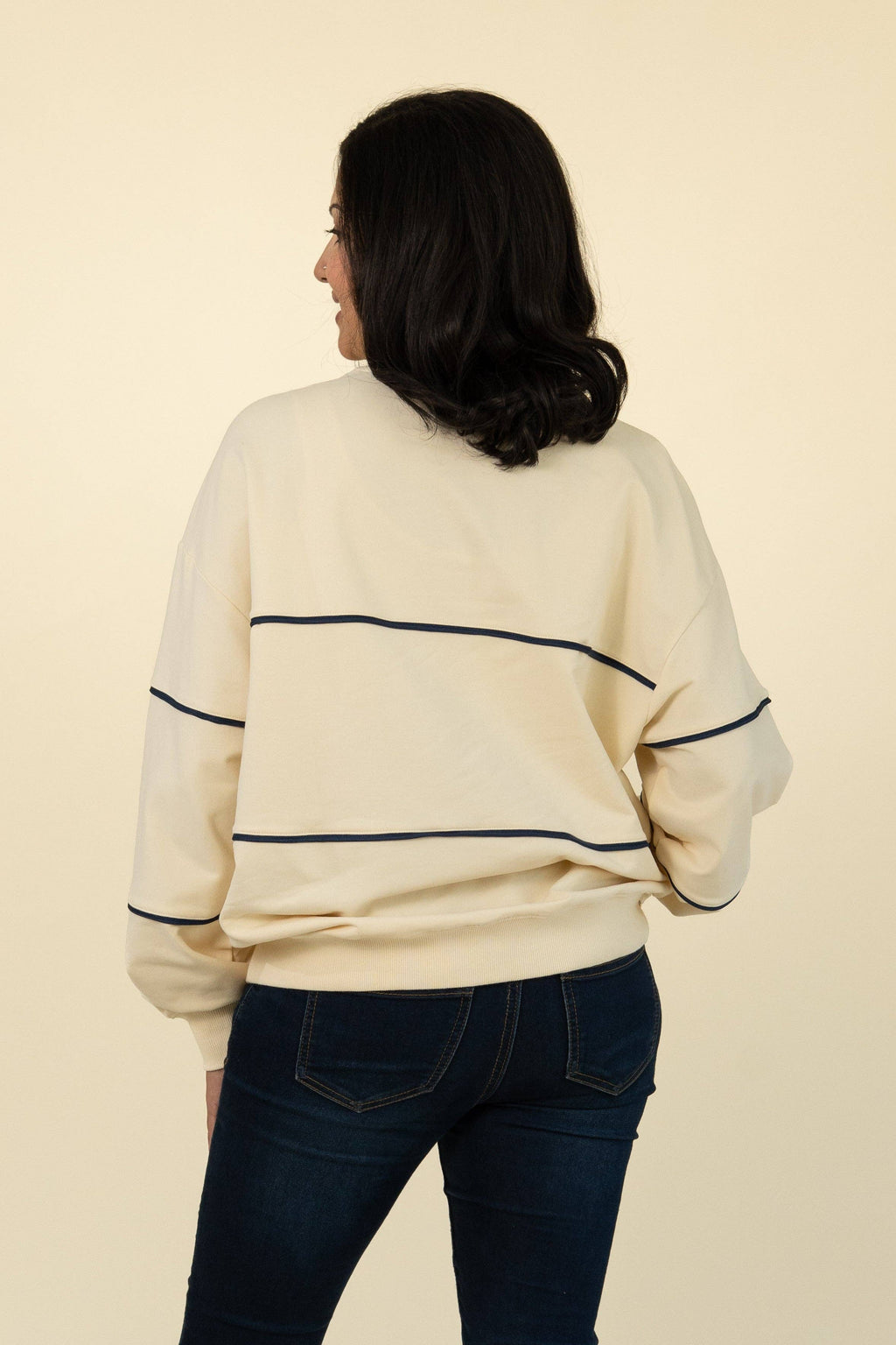 The Piped Sweatshirt