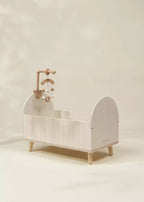 Wooden Dolls’ Crib & Accessories