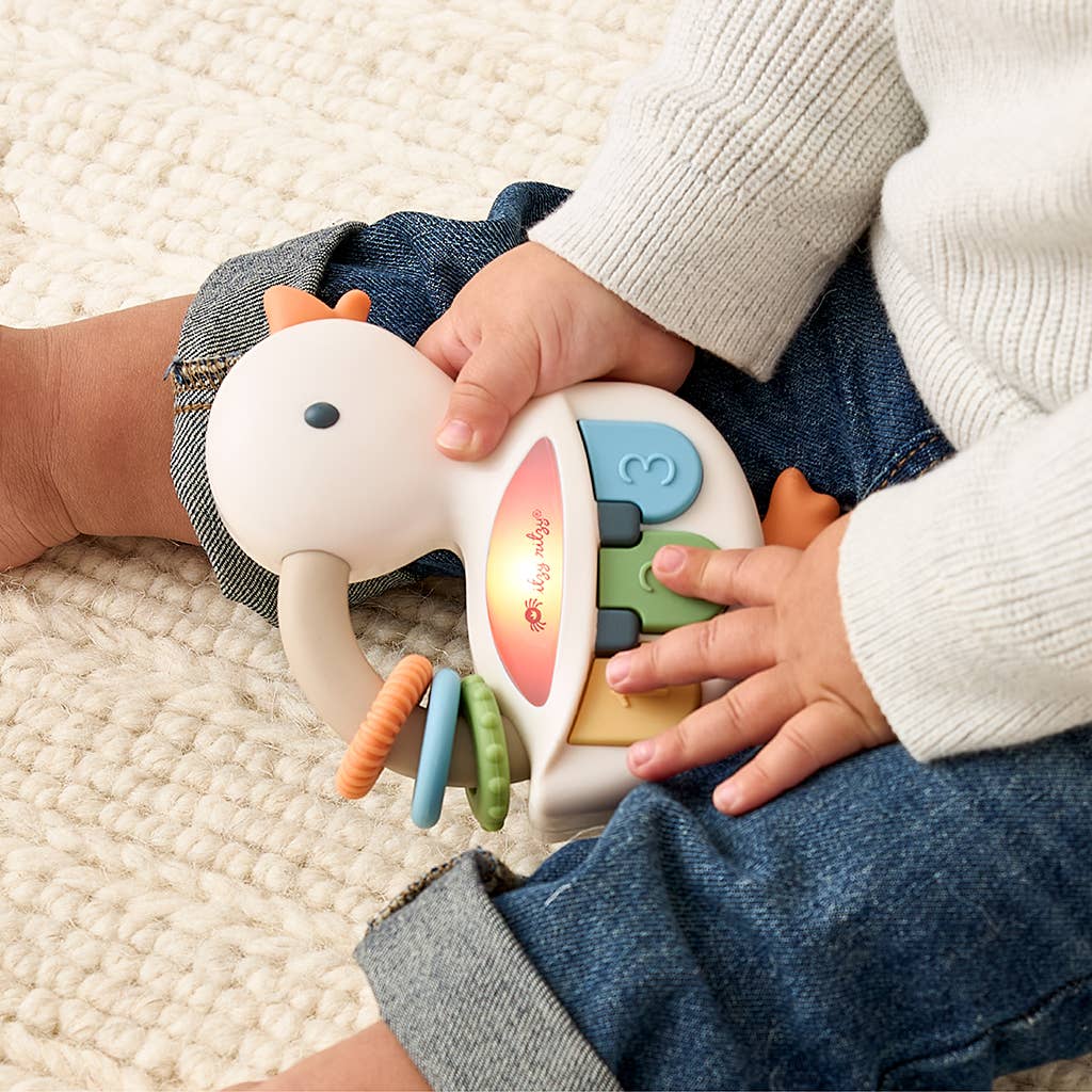 Bitzy Tunes Goose - Light-up Interactive Piano Toy