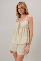 Sunny Stripes Shorts Set