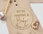 We're Having A Baby Pregnancy Announcement Sign