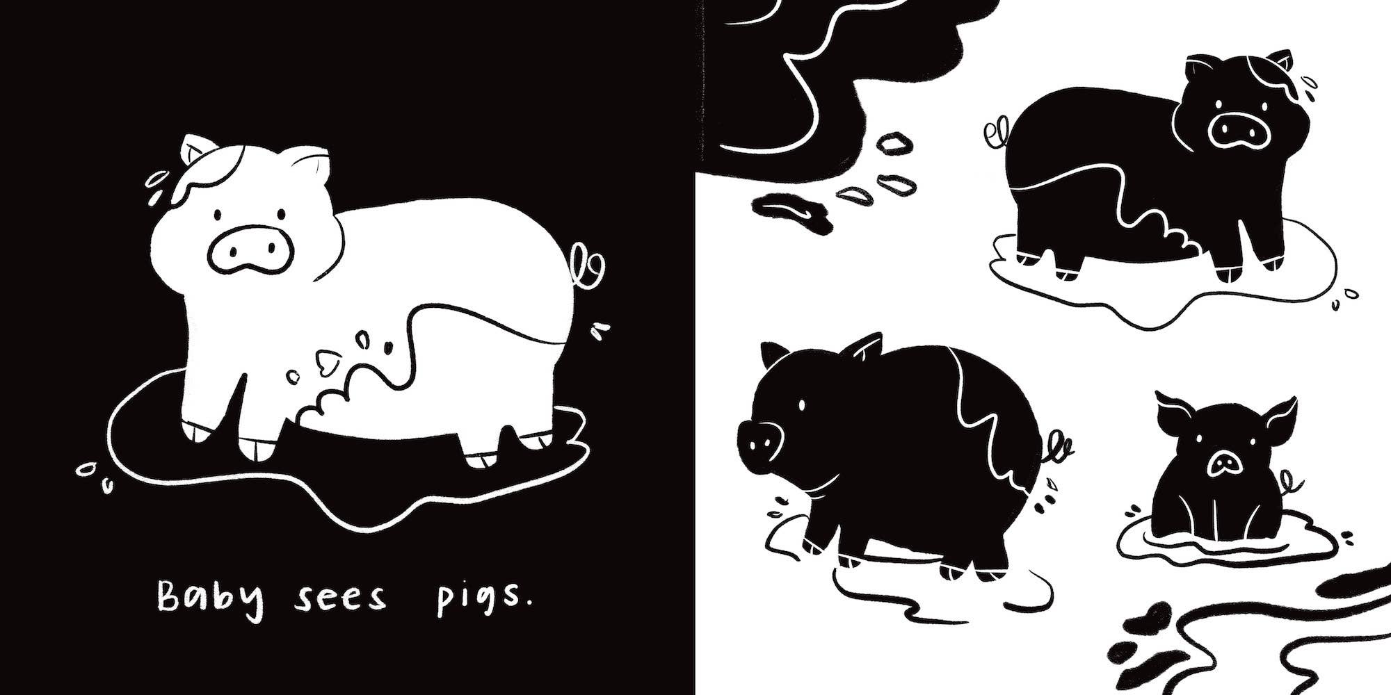 Baby Sees Farm Animals