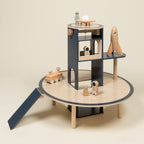 Oversized Wooden Space Station Playset & Accessories